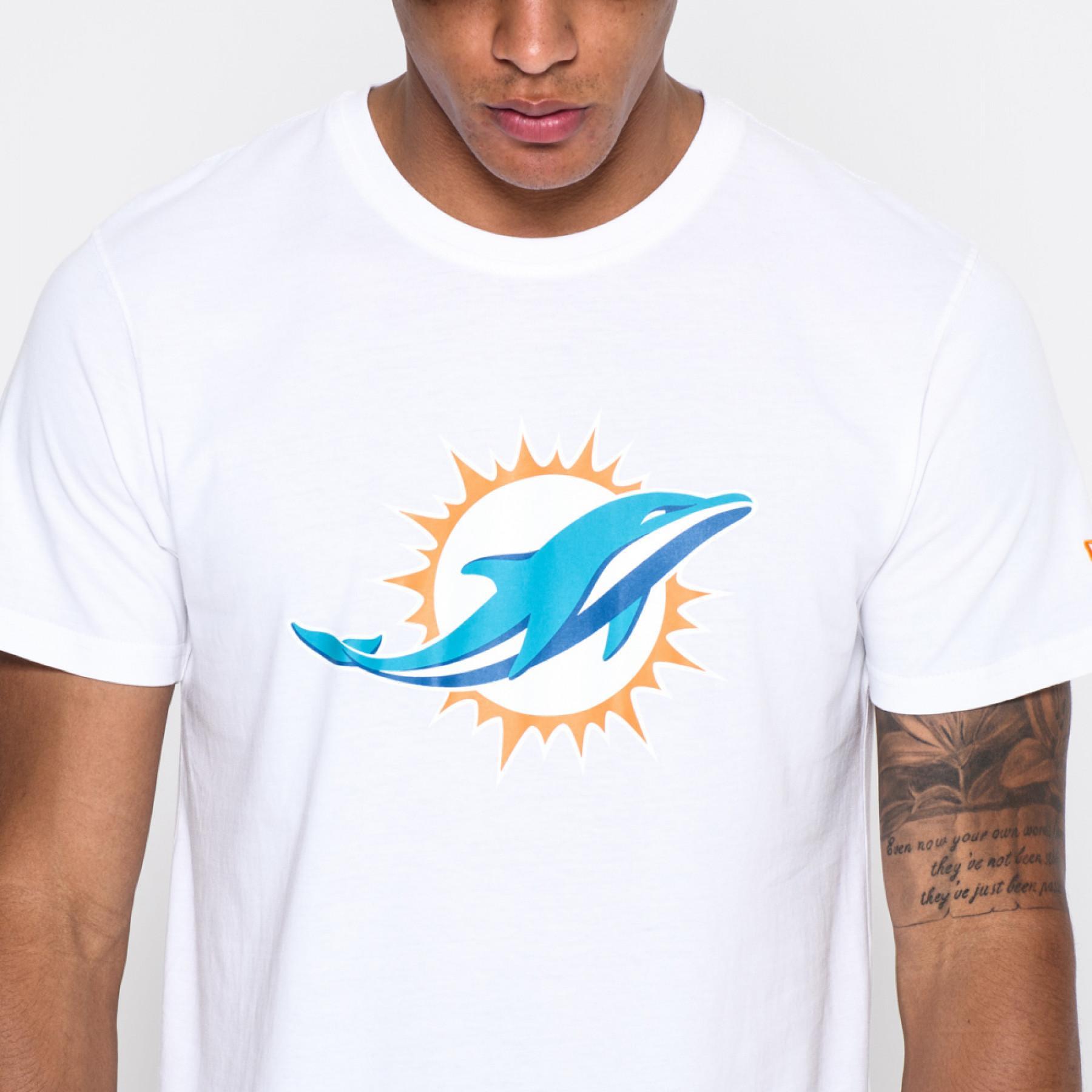 Camiseta New Era logo Miami Dolphins