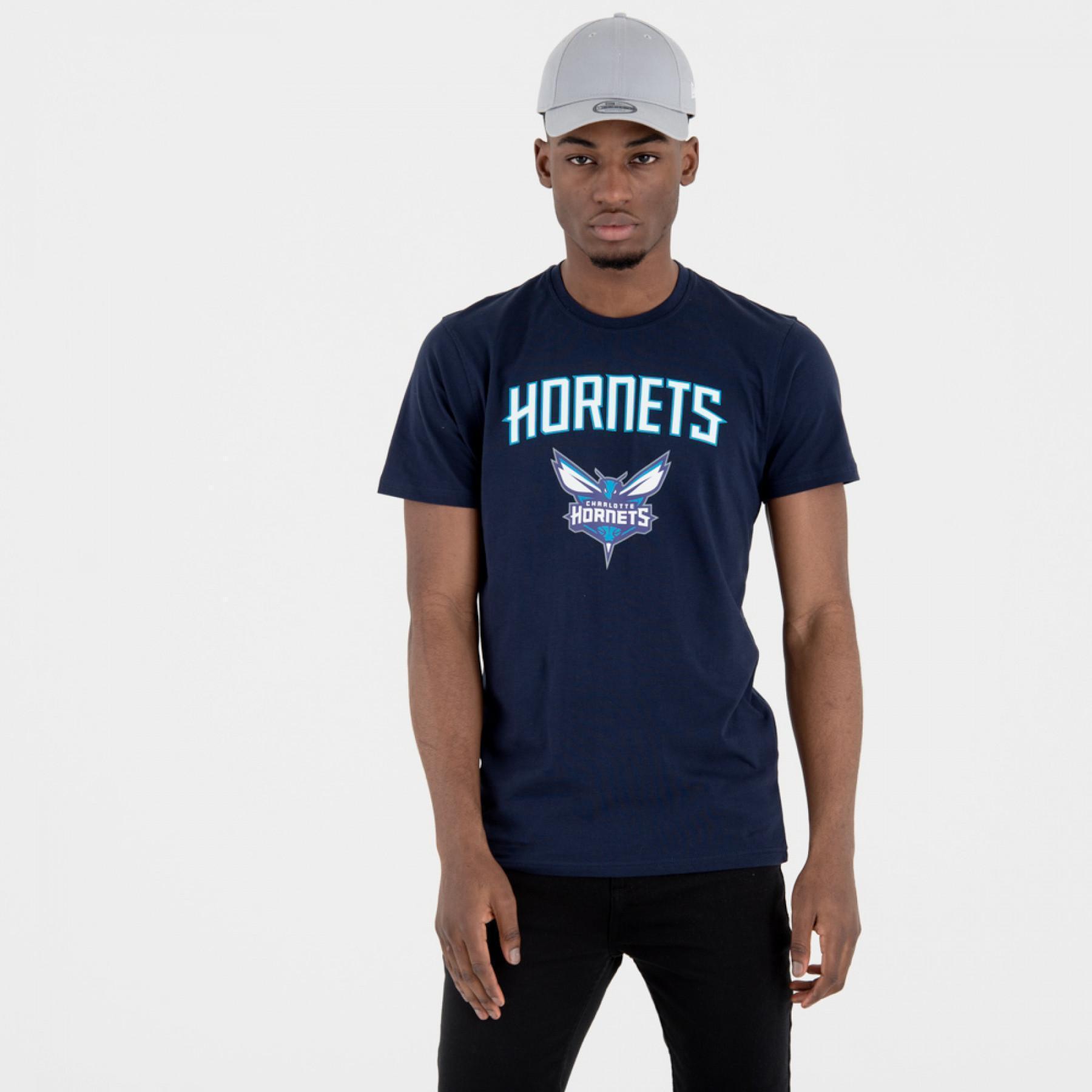 Camiseta New Era logo Charlotte Hornets
