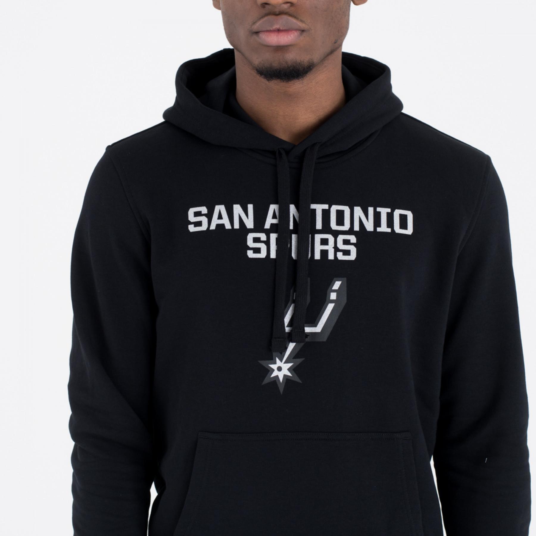 Sweat   capuche New Era  avec logo de l'équipe San Antonio Spurs