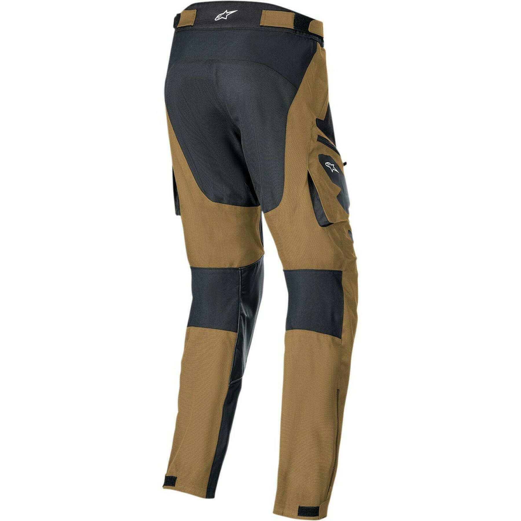 Pantalón cruzados de moto Alpinestars vent xt ob brown and black