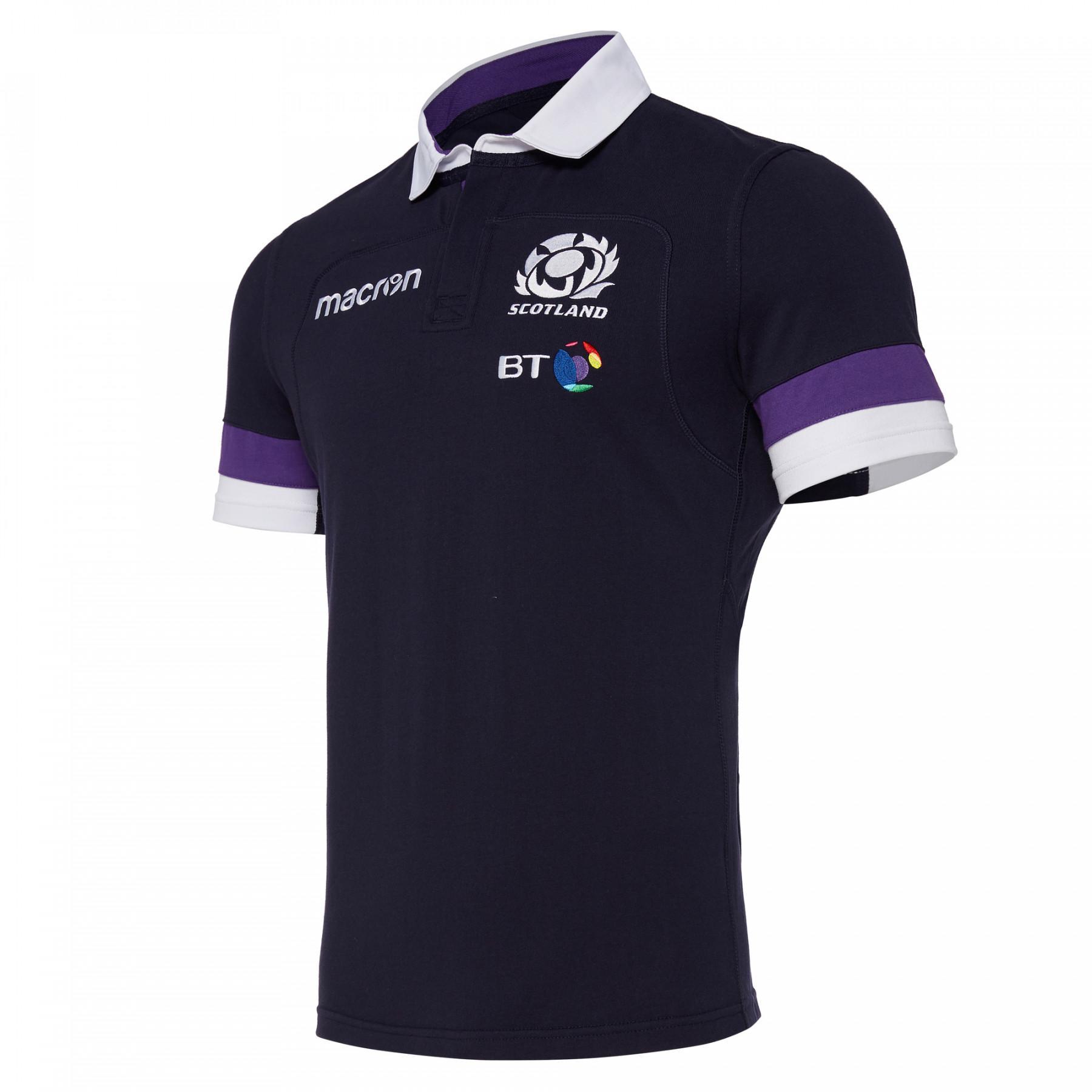 Casa de jersey de algodón Écosse Rugby 2017-2018