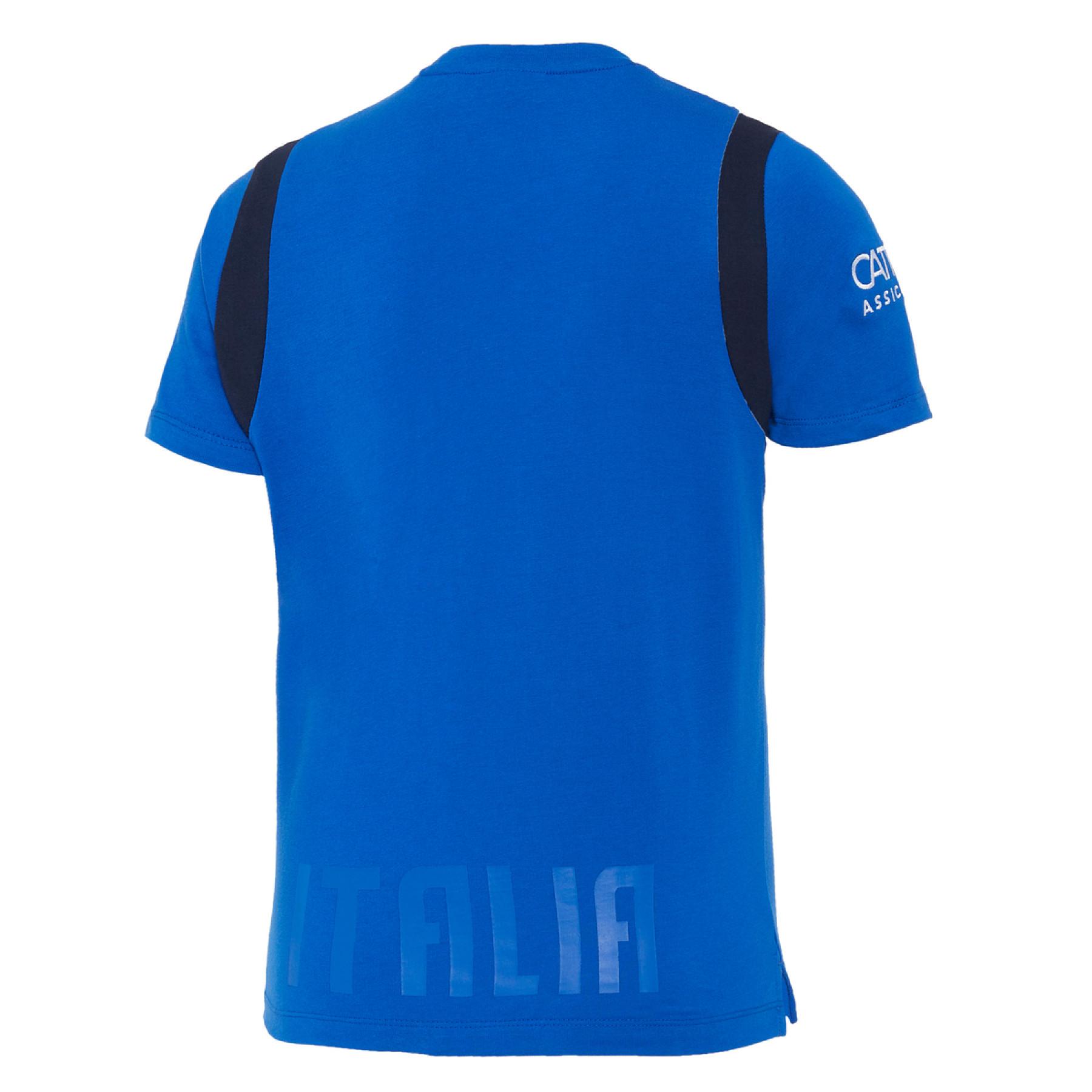 Camisa de algodón para niños Italie rugby 2020/21