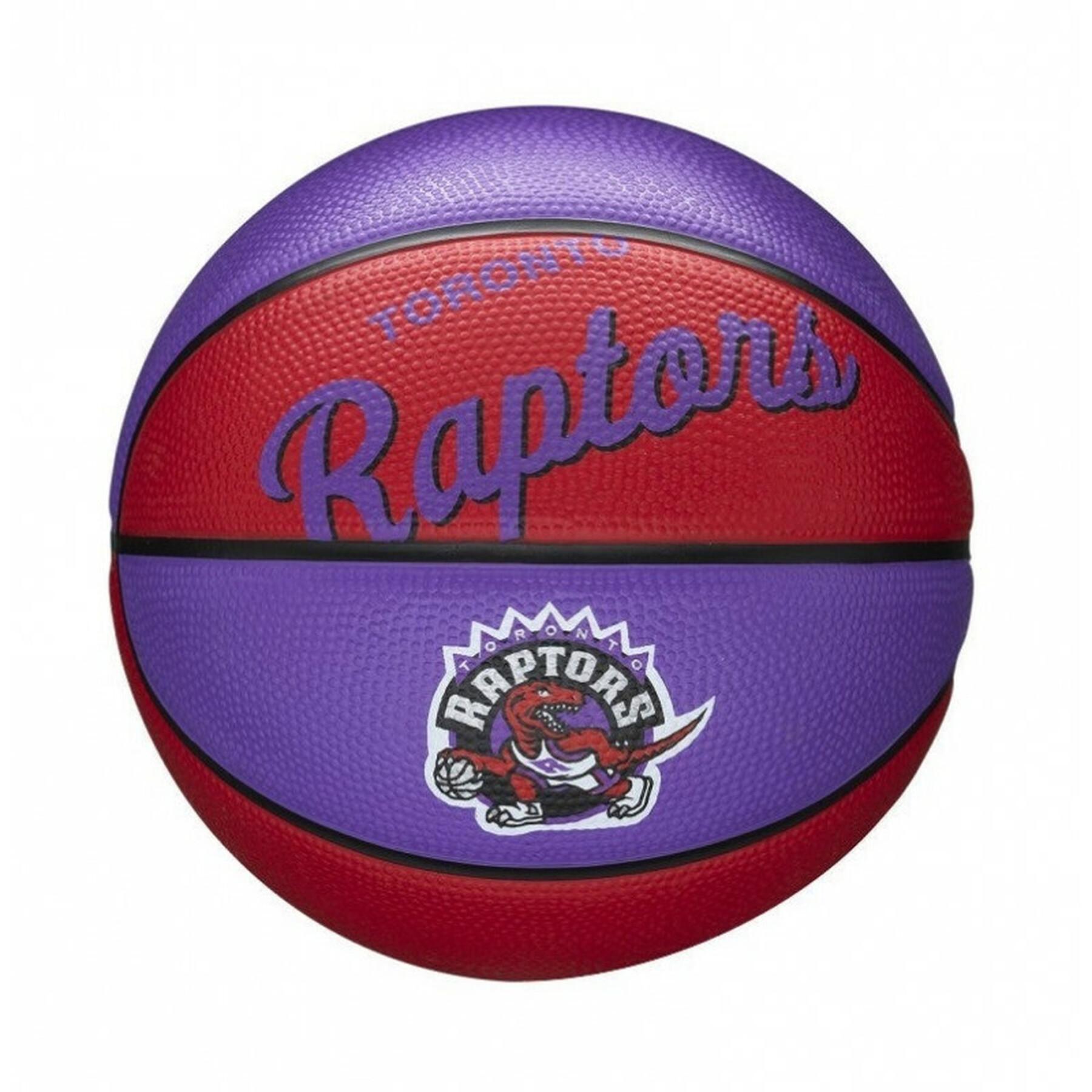 Mini balón retro de la nba Toronto Raptors