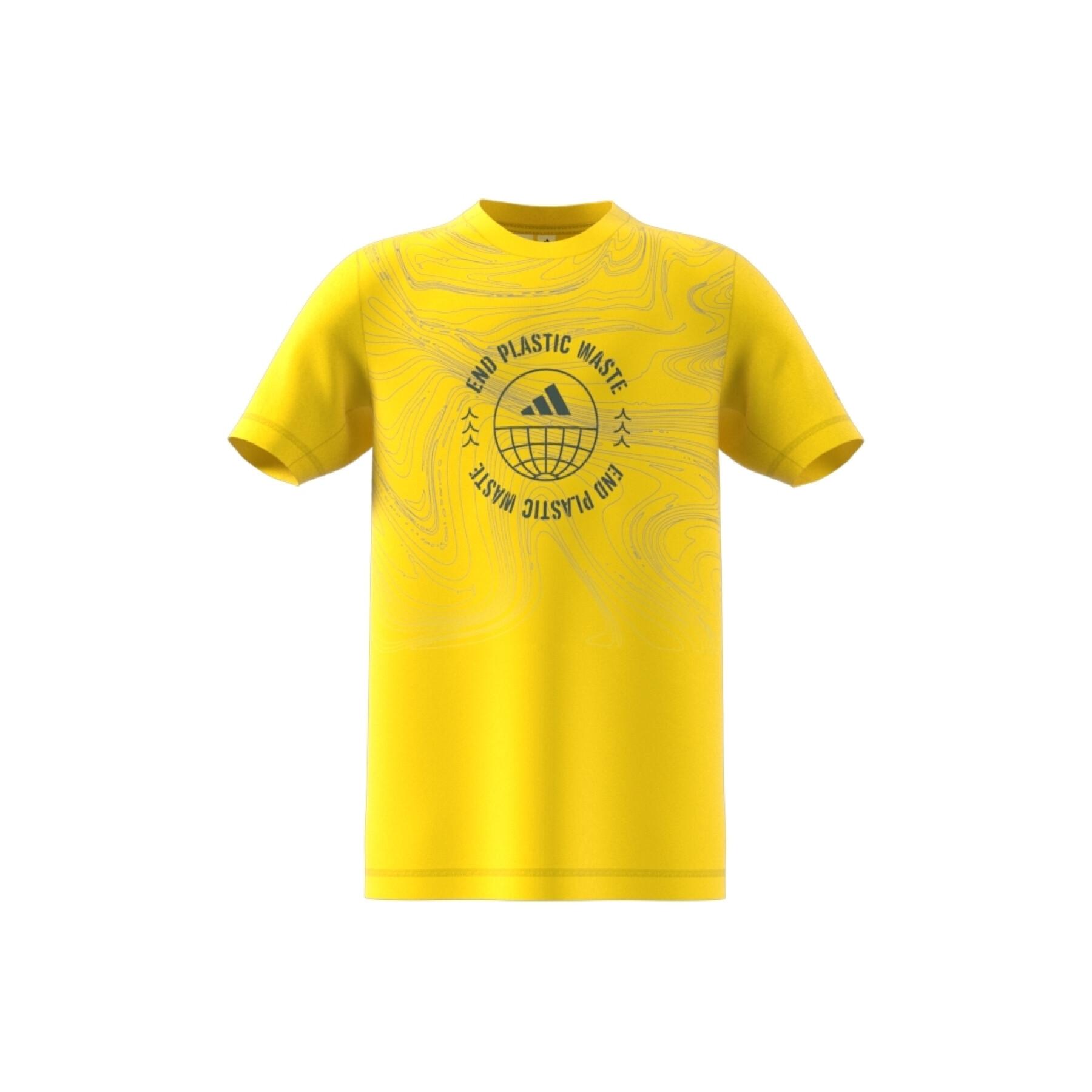 Camiseta para niños adidas Aeroready Run for the Oceans