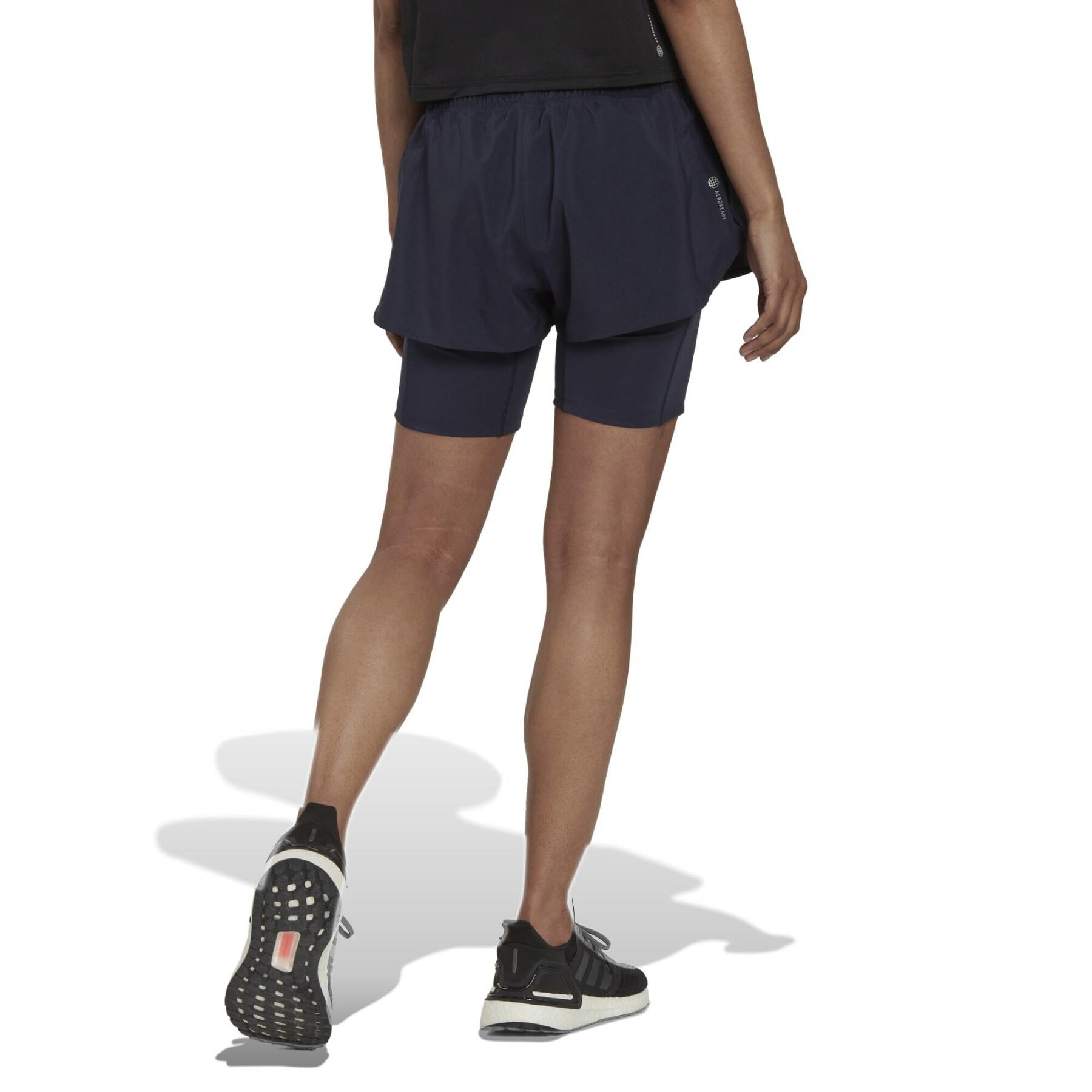 Pantalón corto de running mujer adidas Run icon