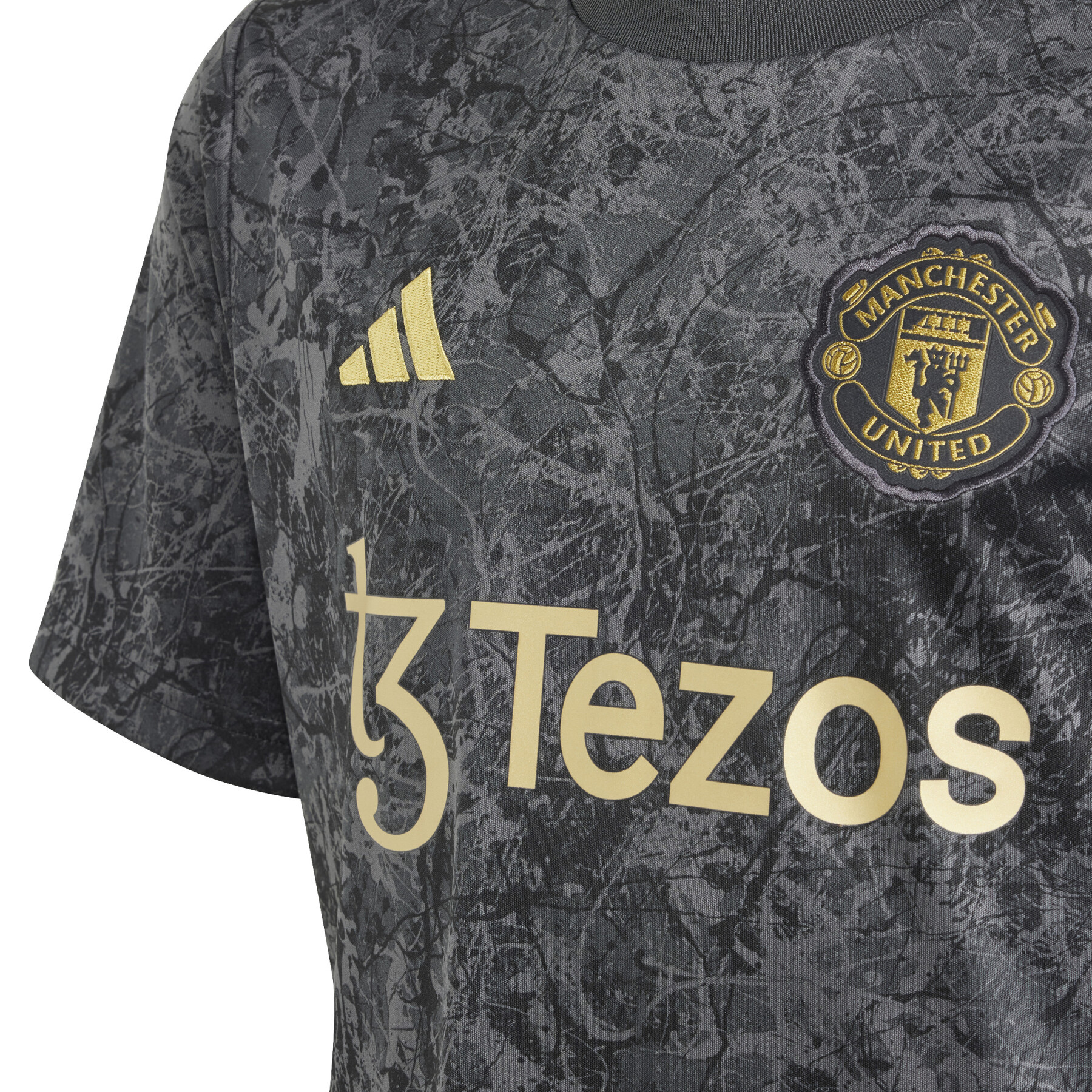 Camiseta Prematch infantil Manchester United Stone Roses 2023/24