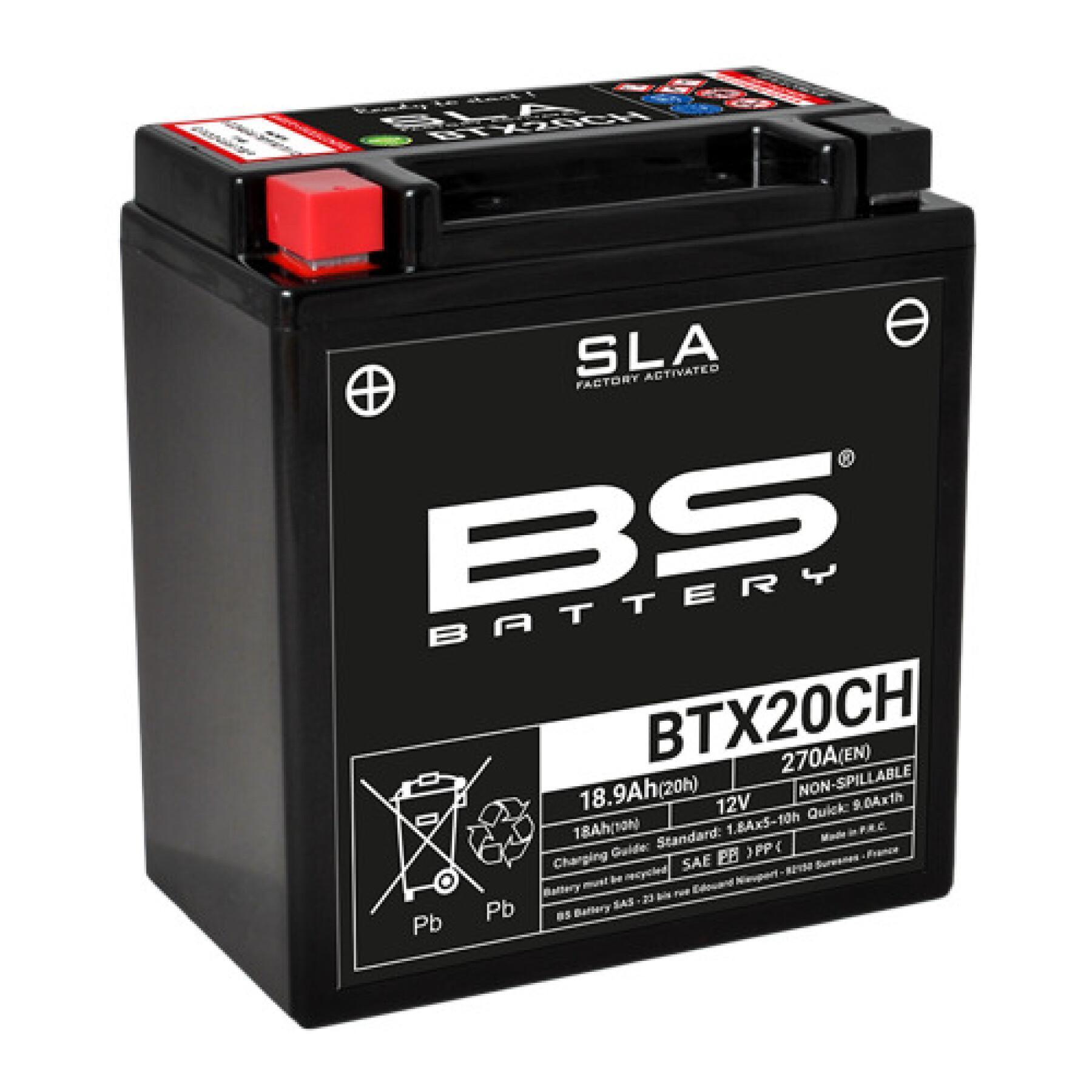 Batería de moto BS Battery SLA BTX20CH - C (10Hr) - C (20Hr)