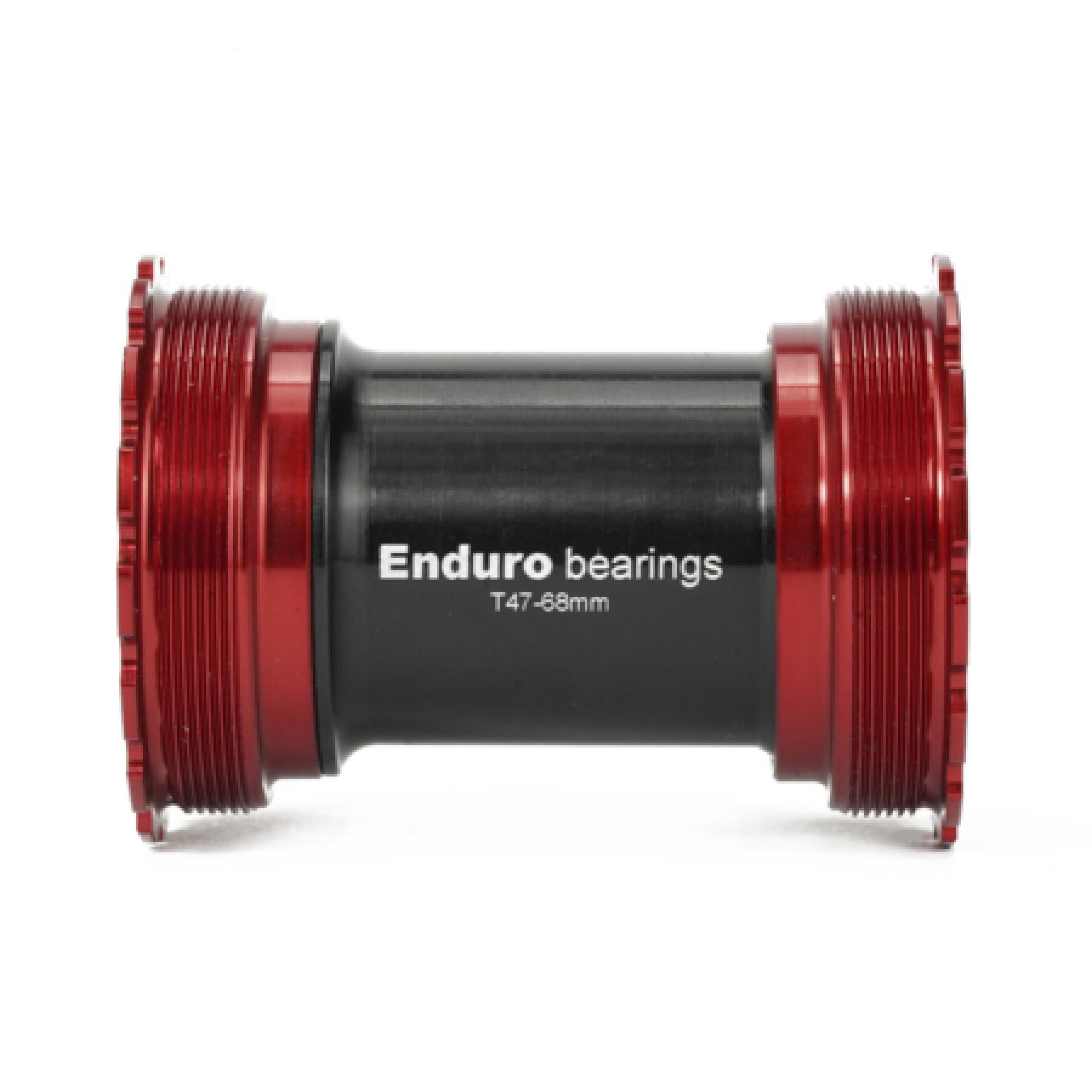 Enduro Bearings T47 BB A/C SS-T47-BB30-Red