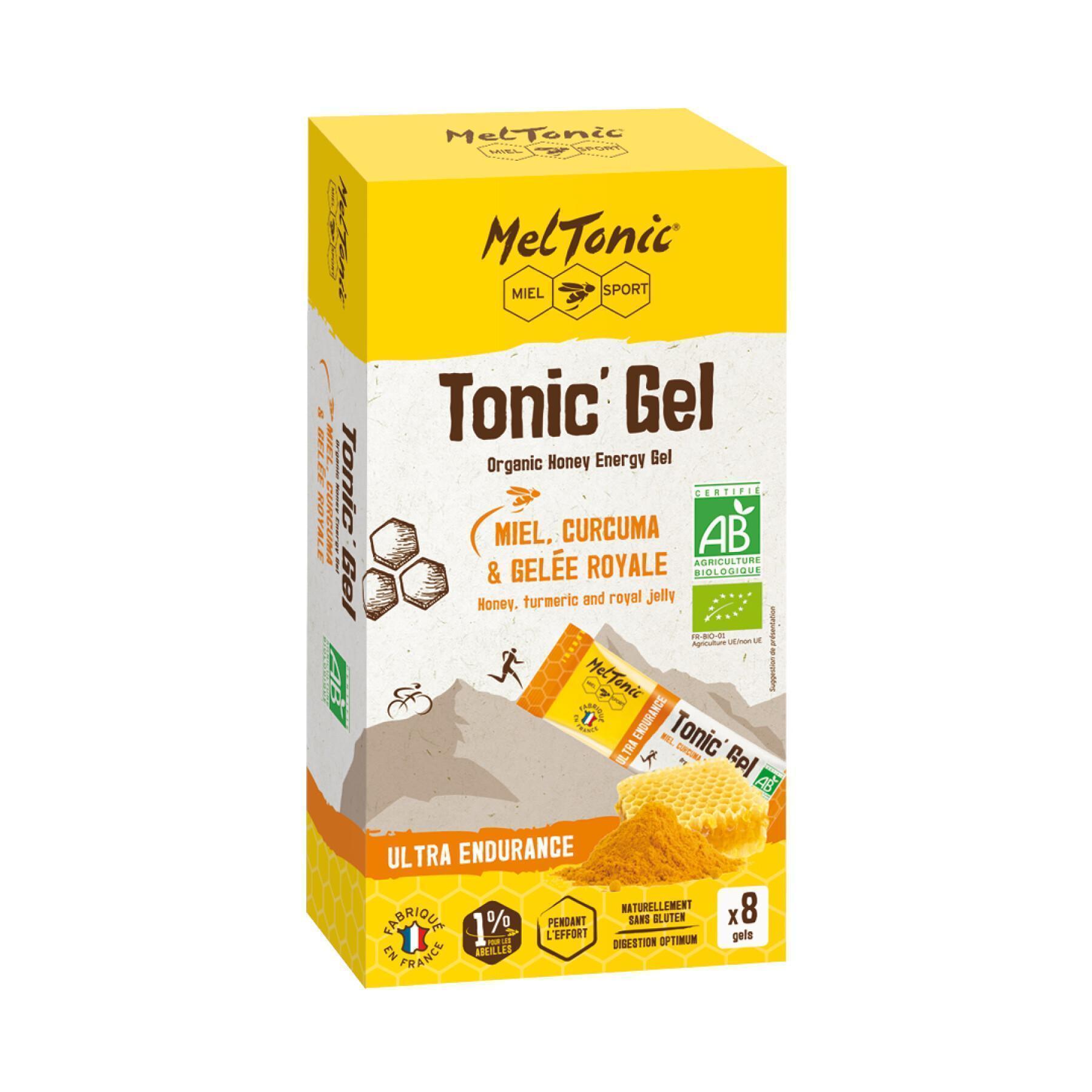 8 geles energéticos Meltonic TONIC' BIO - ULTRA ENDURANCE