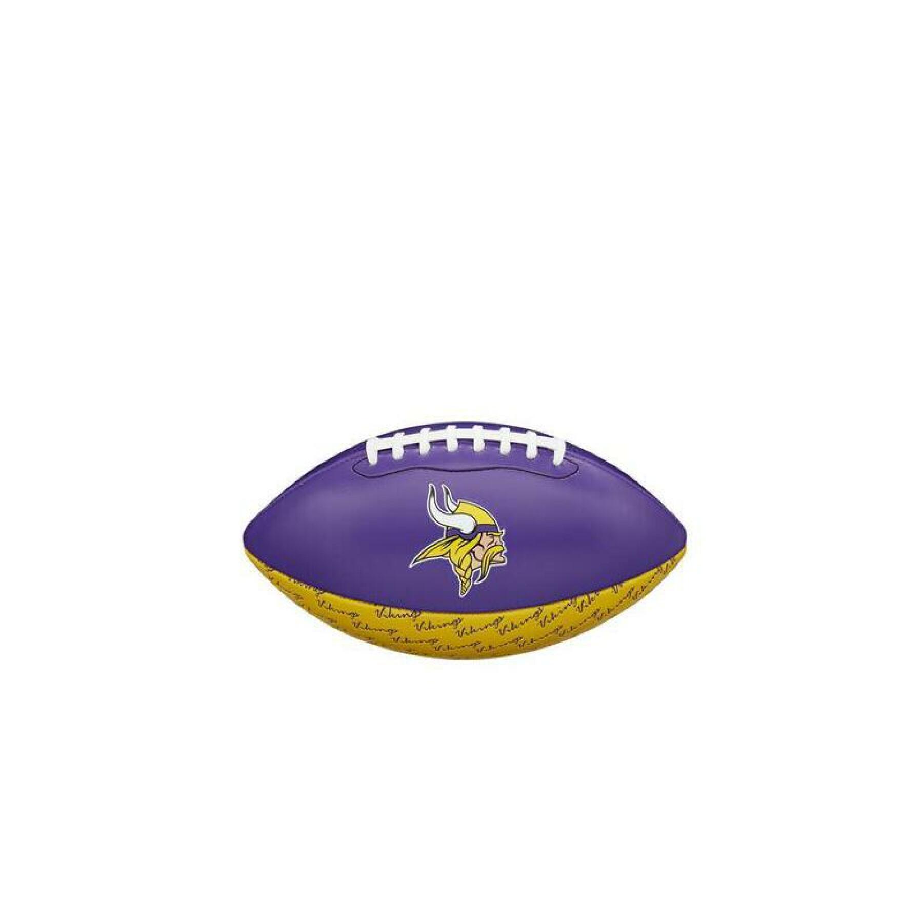 Mini balón infantil nfl Minnesota Vikings