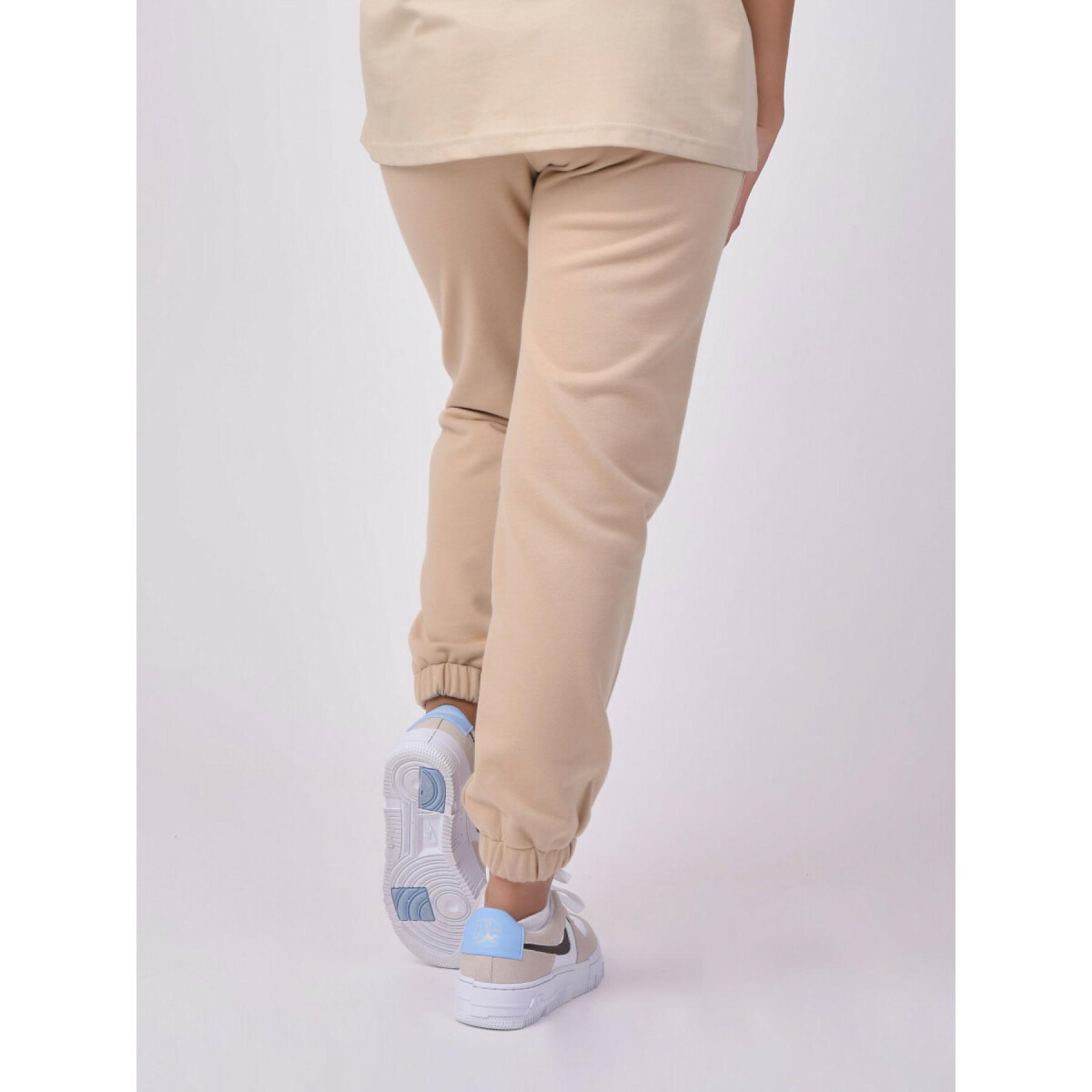 Pantalón de chándal básico de mujer con logo bordado Project X Paris