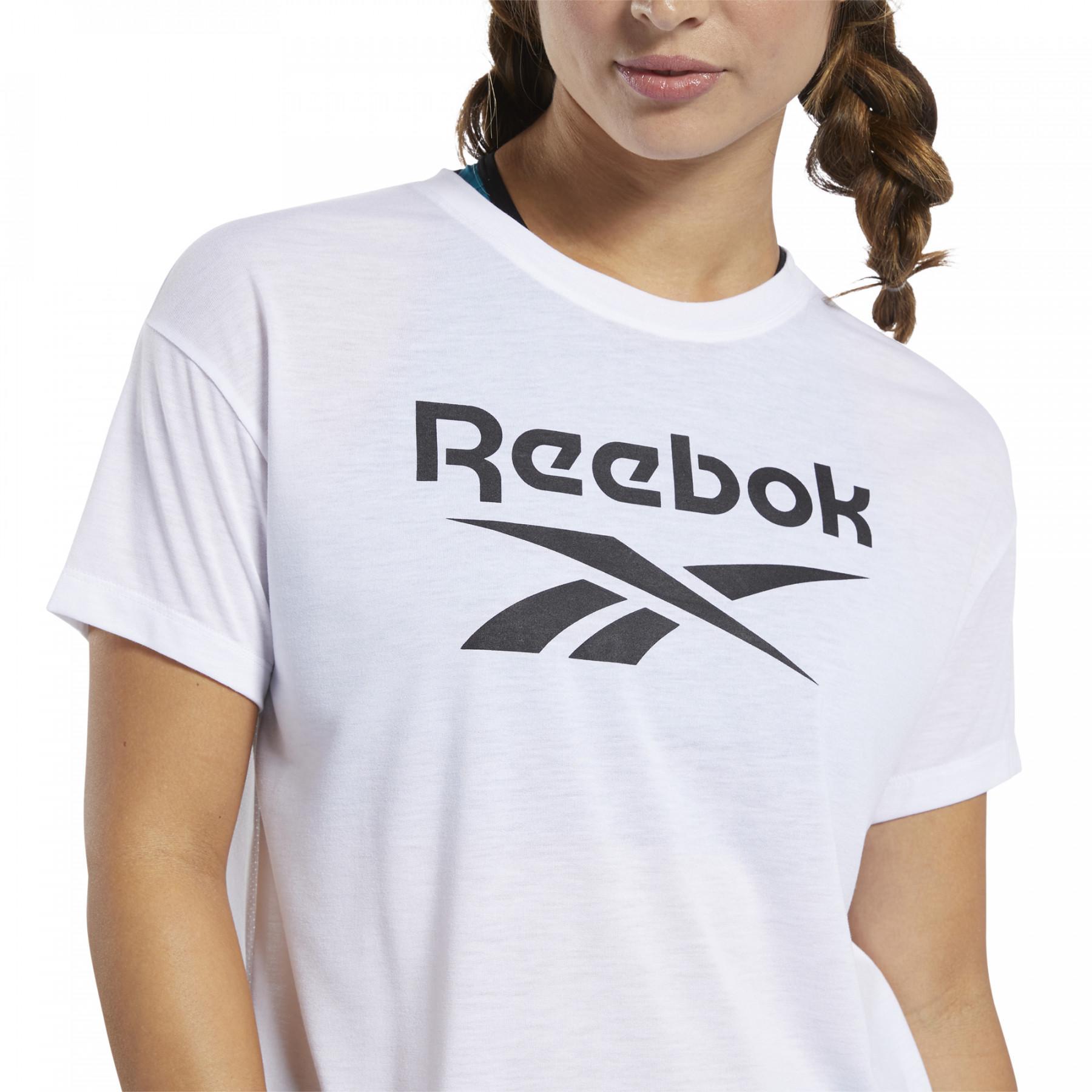 Camiseta de mujer Reebok Workout Ready Supremium Logo