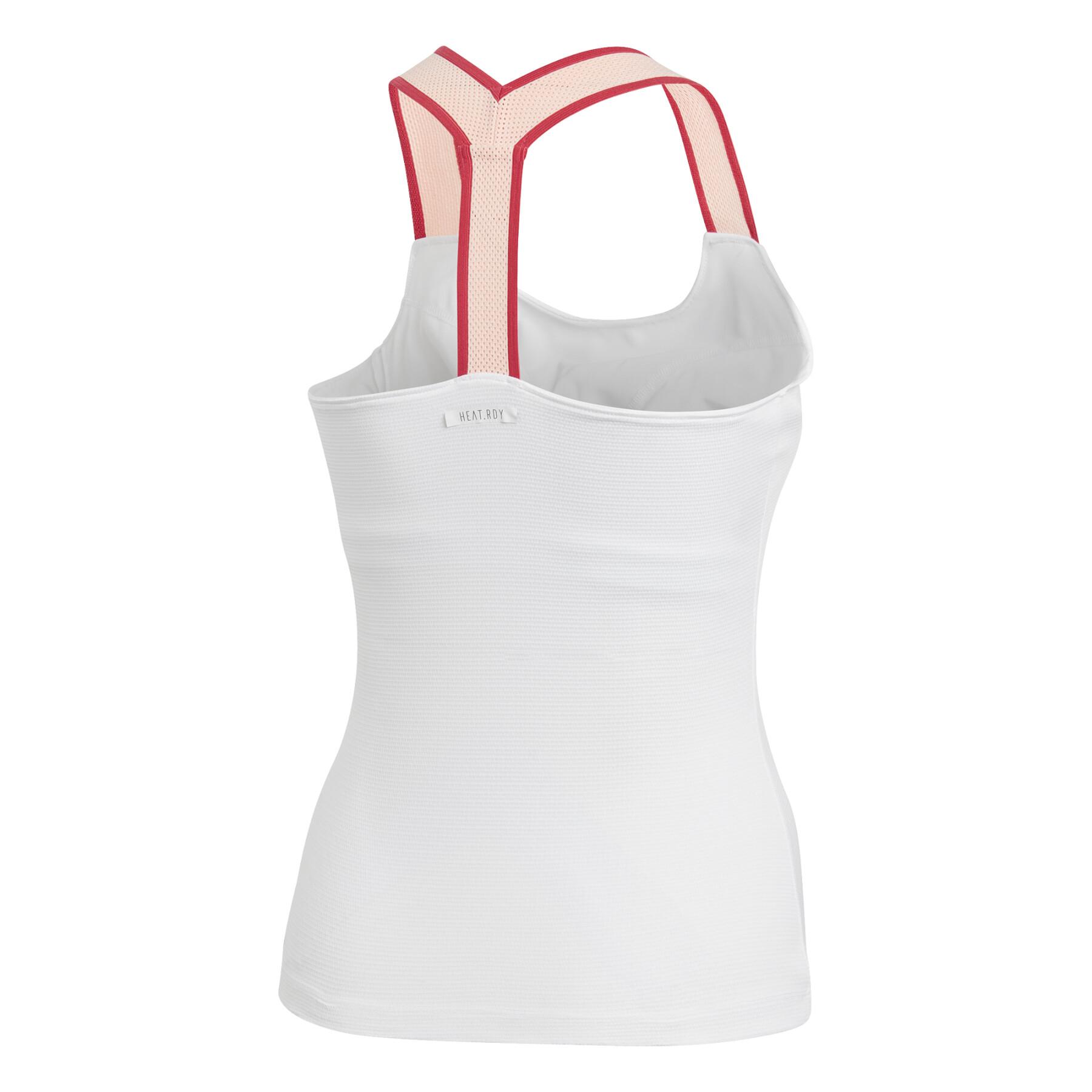Camiseta de tirantes para mujer adidas Tennis-Y Heat.RDY