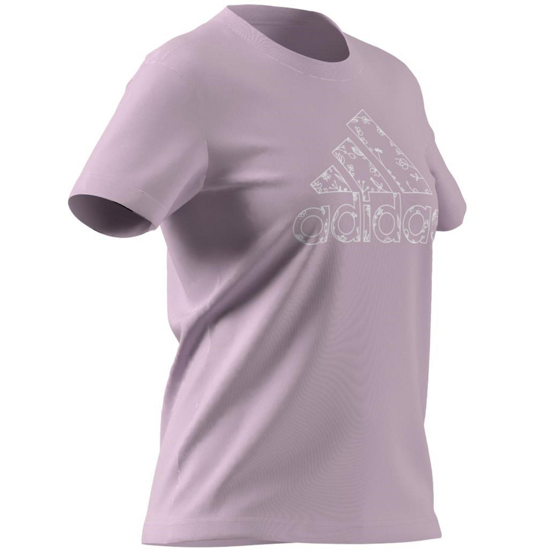 Camiseta de mujer adidas Outlined Flora Graphic