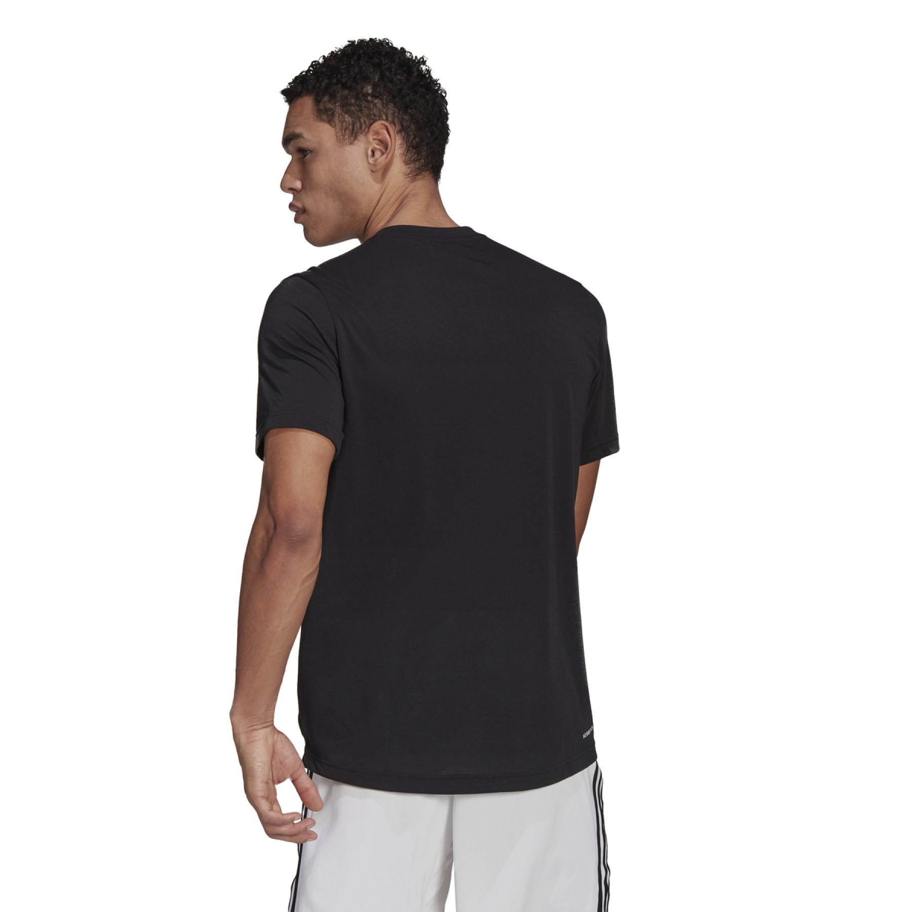 Camiseta adidas Aeroready Designed 2 Move Feel Ready Sport Logo