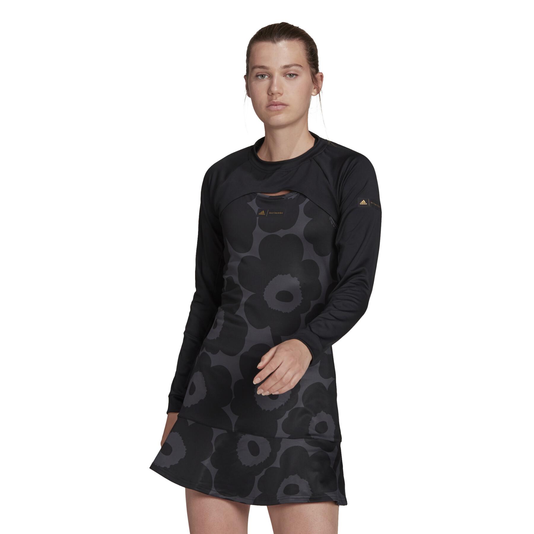 Camiseta de mujer adidas Marimekko Tennis Match Shrug