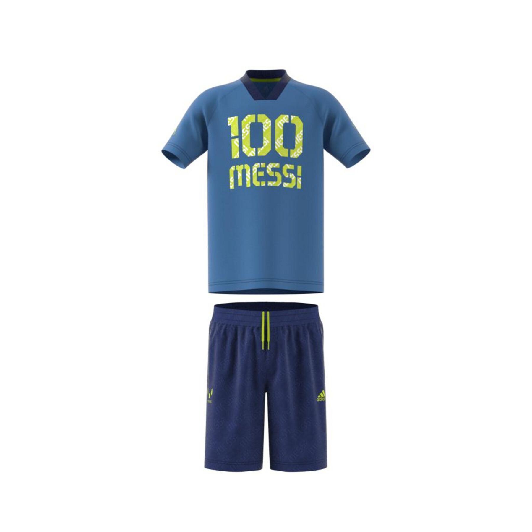 Juego de niños adidas Messi Football-Inspired Summer Set