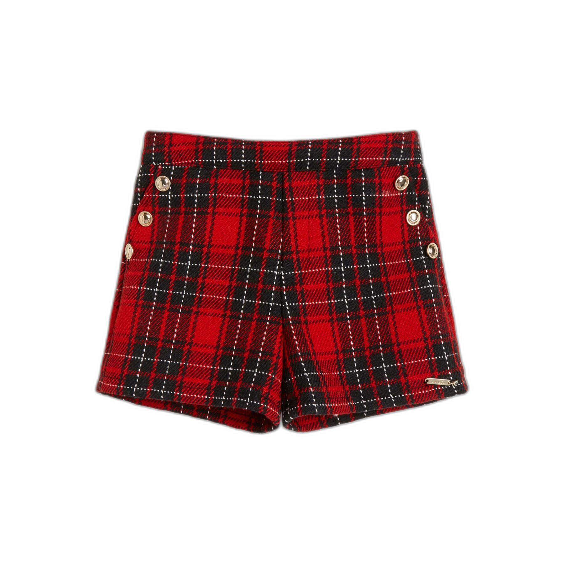 Pantalones cortos para niñas Guess Tartan