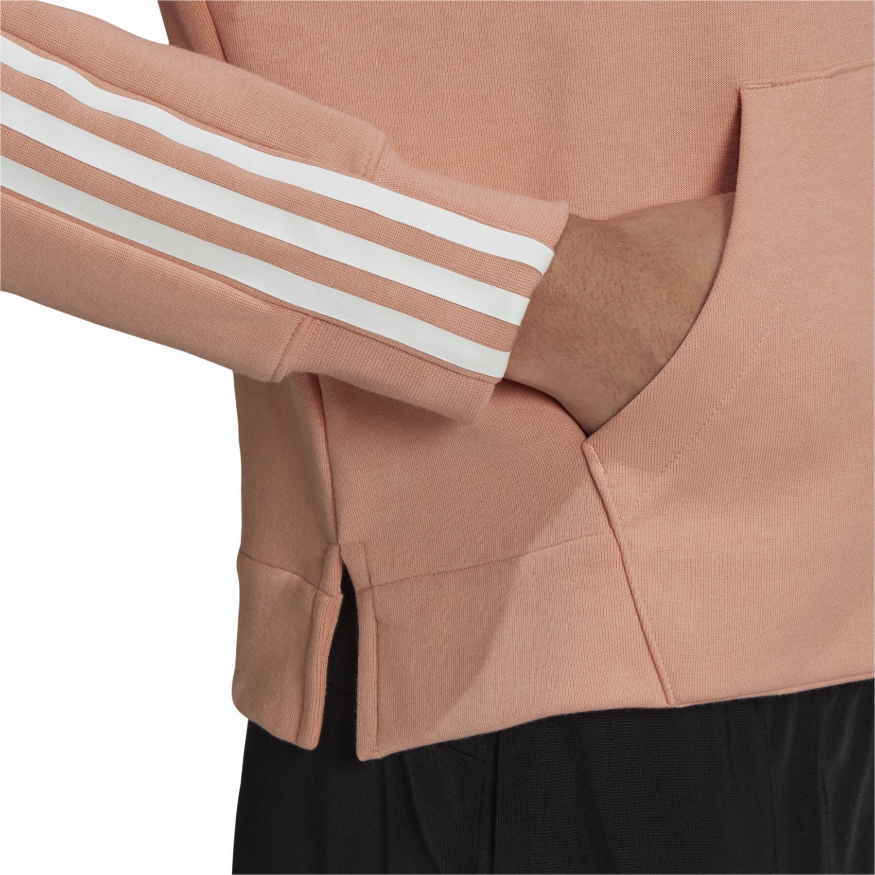 Sudadera con capucha para mujer adidas Essentials Relaxed 3-Stripes