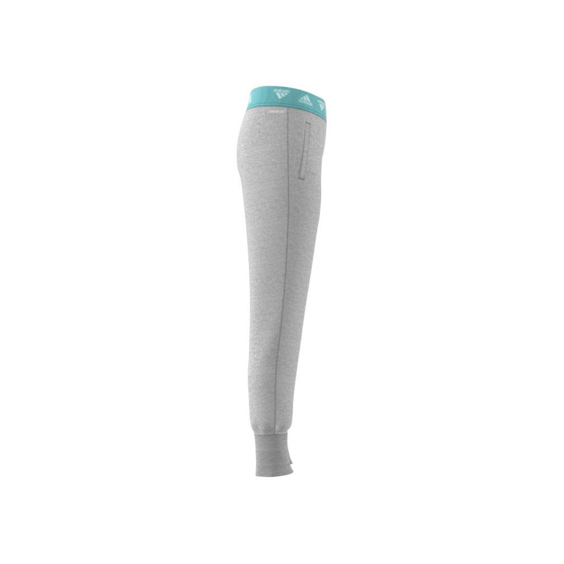 Pantalones de niña adidas AEROREADY Up2Move Cotton Touch Training Tapered-Leg