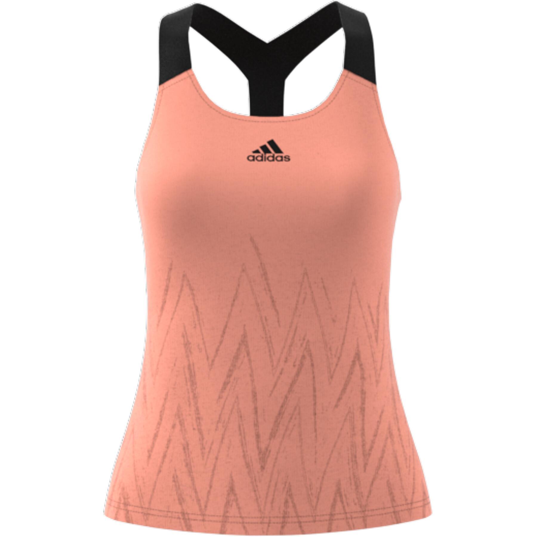 Camiseta de tirantes para mujer adidas Tennis Primeblue Aeroknit