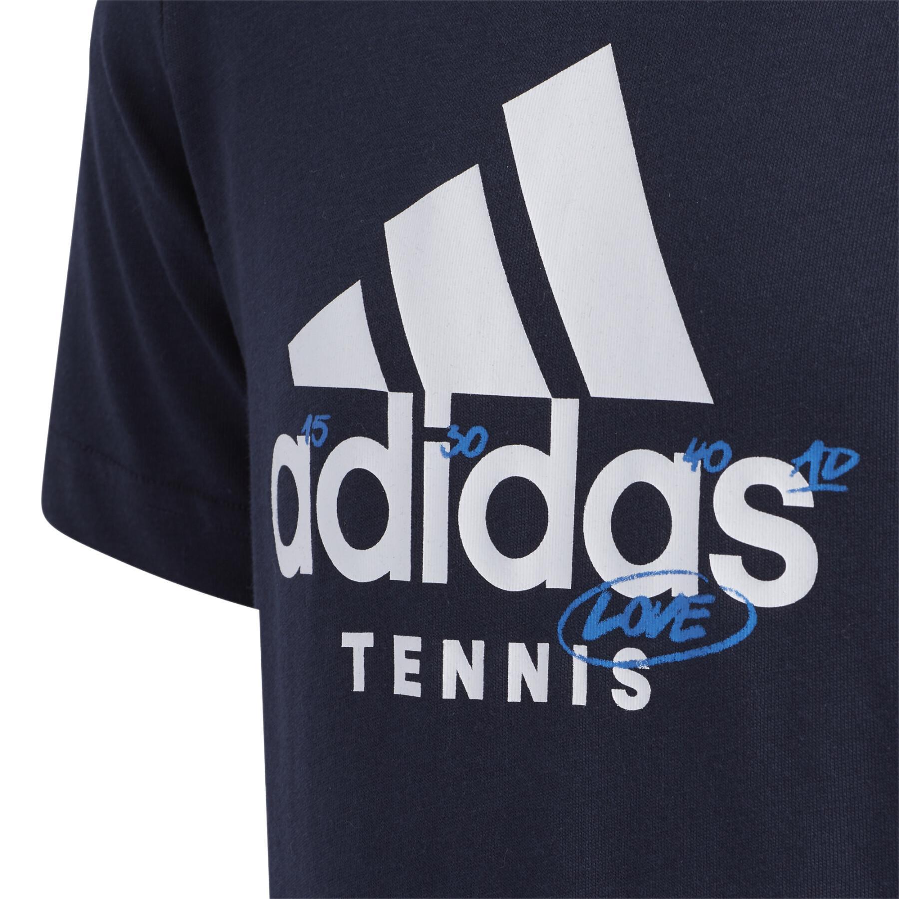 Camiseta de niño adidas Tennis Graphic Logo