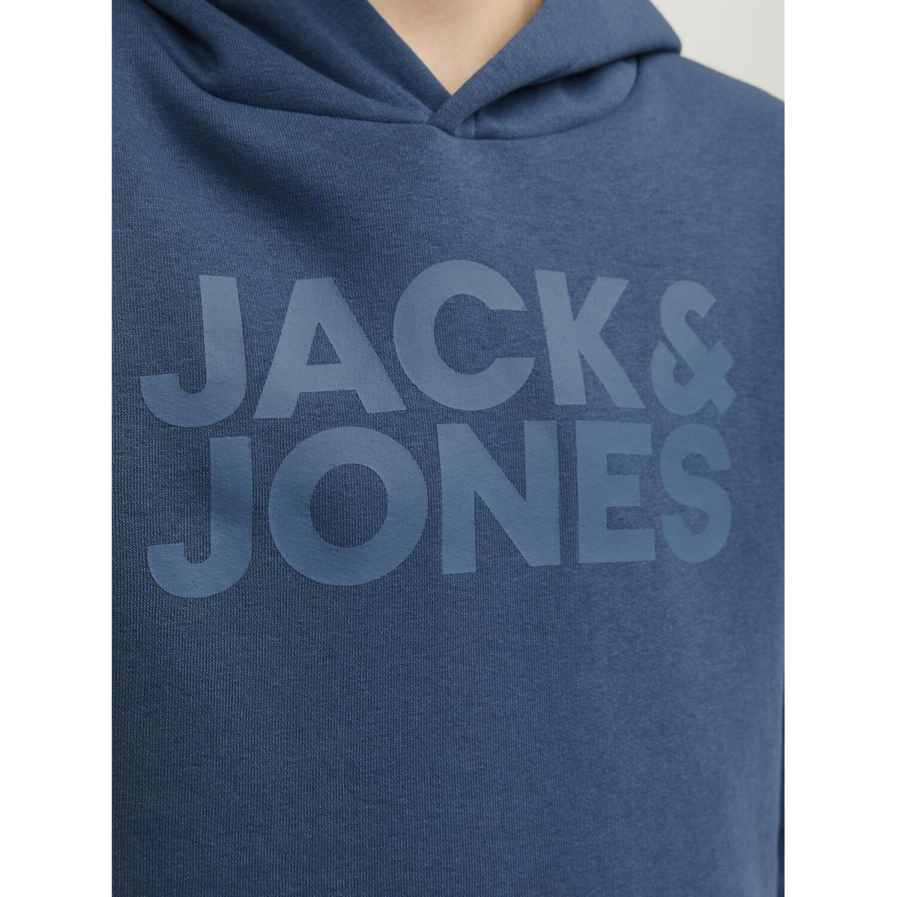 Sudadera con capucha y logotipo infantil Jack & Jones Corp