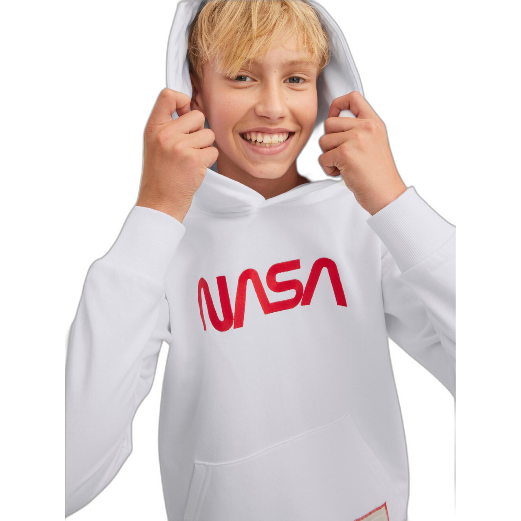 Sudadera con capucha para niños Jack & Jones Nasa Logo