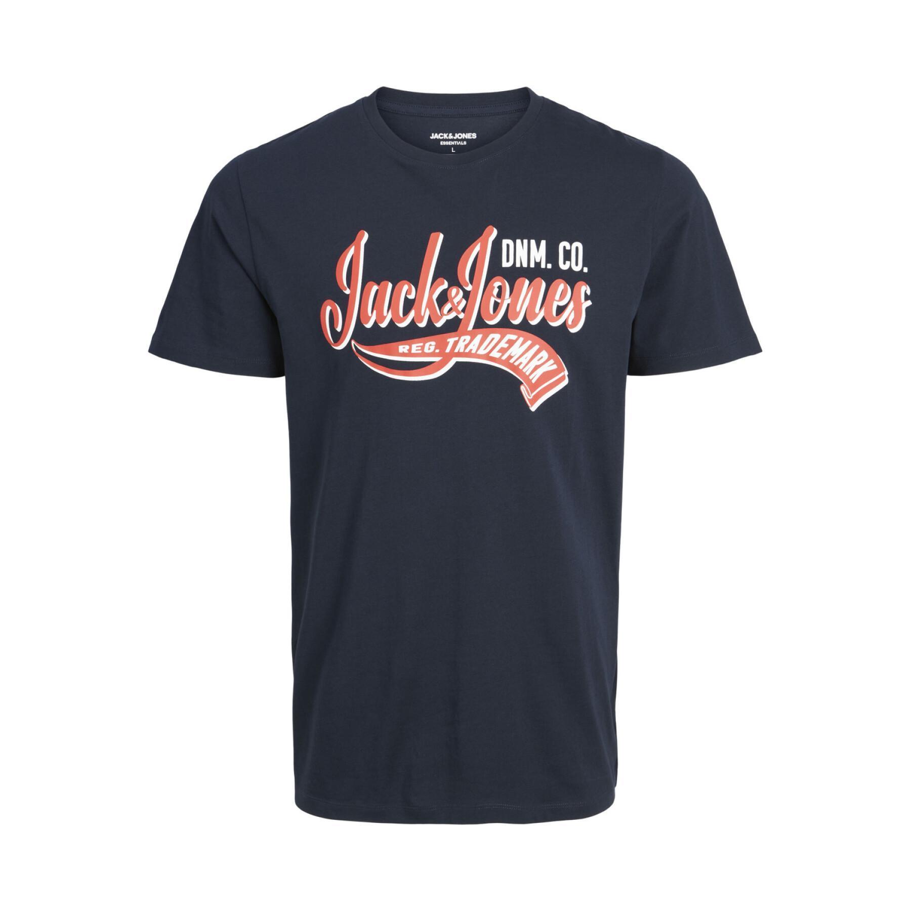 Camiseta grande de cuello redondo Jack & Jones Logo 2