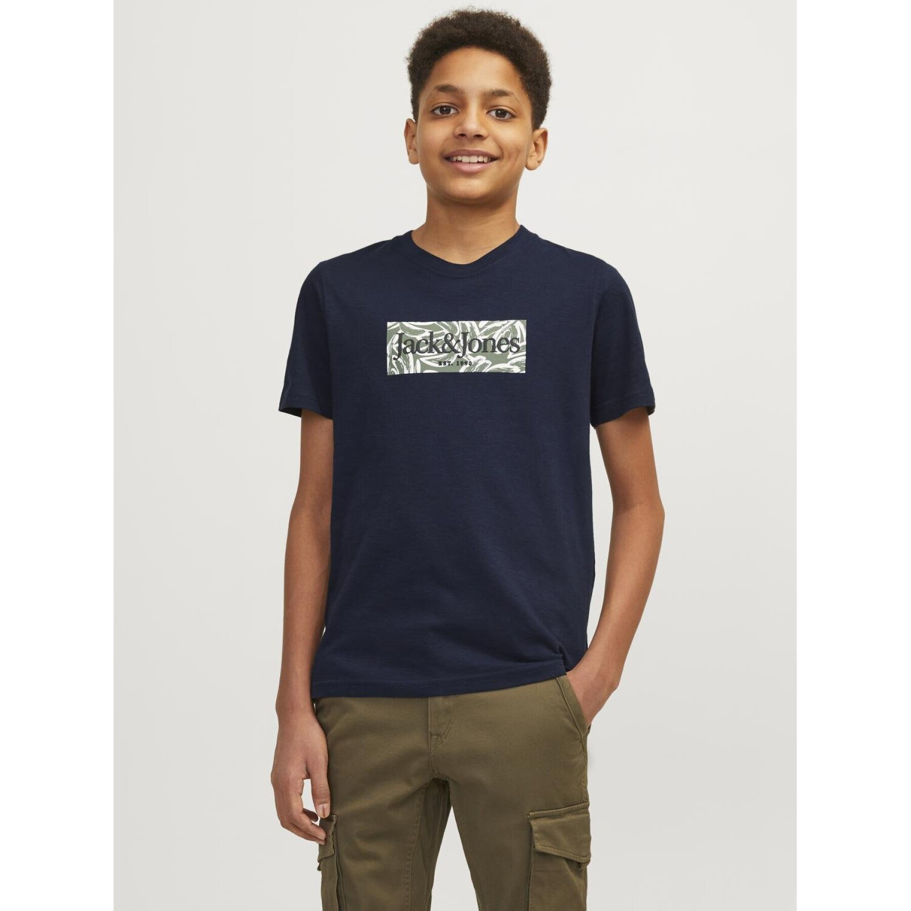Camiseta infantil Jack & Jones Lafayette Branding