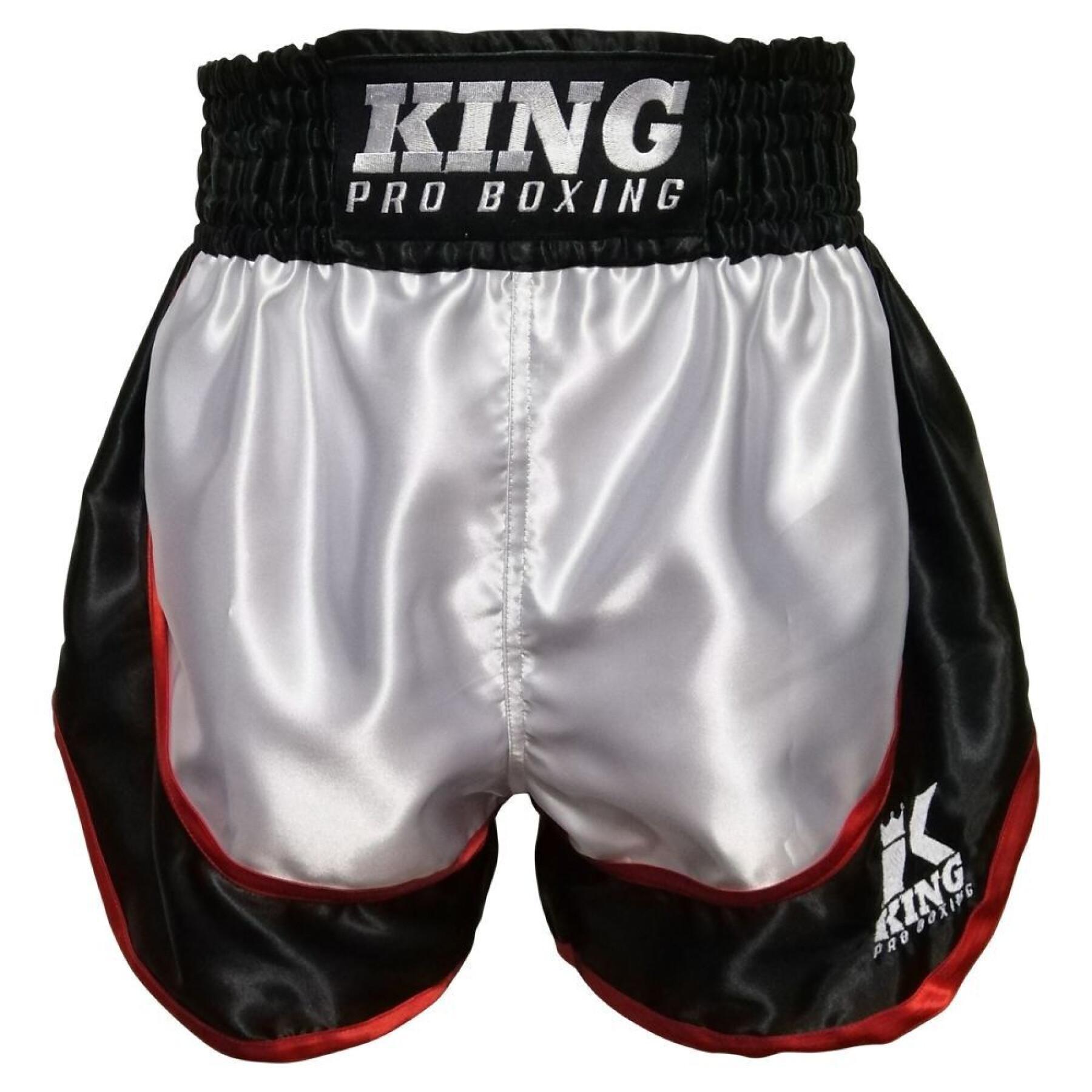 Pantalón corto de boxeo tailandeses con logotipo grande King Pro Boxing