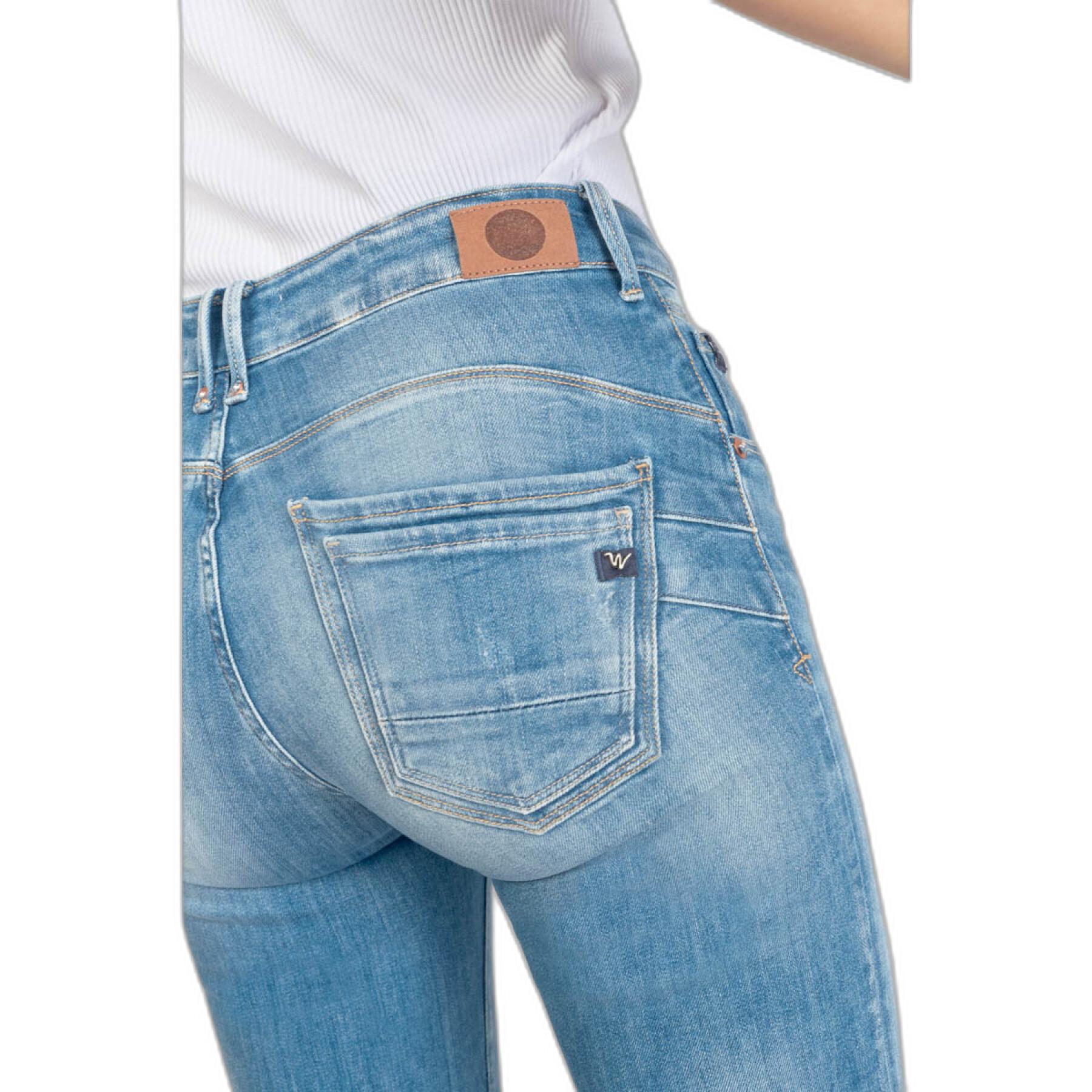 Jeans cintura alta mujer Le Temps des cerises Pulp Flare Axis