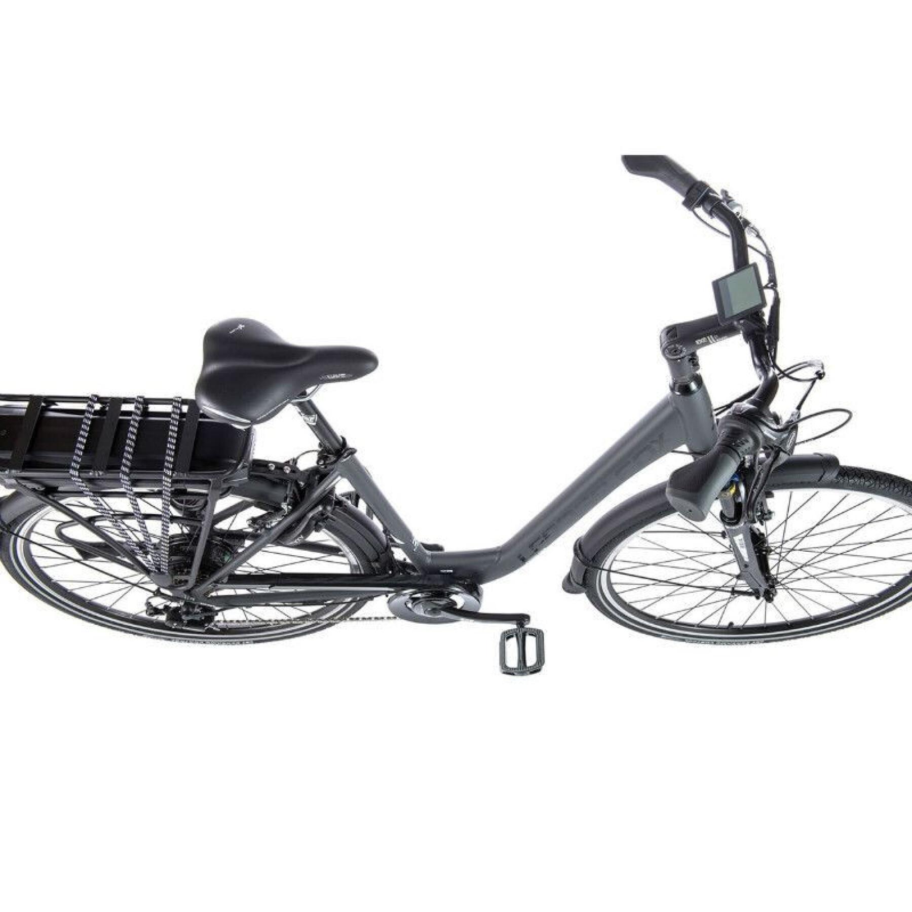 Bicicleta eléctrica city 28 motor rueda trasera Leader Fox Park 2020-2021 7V Bafang 36V 45NM 13AH