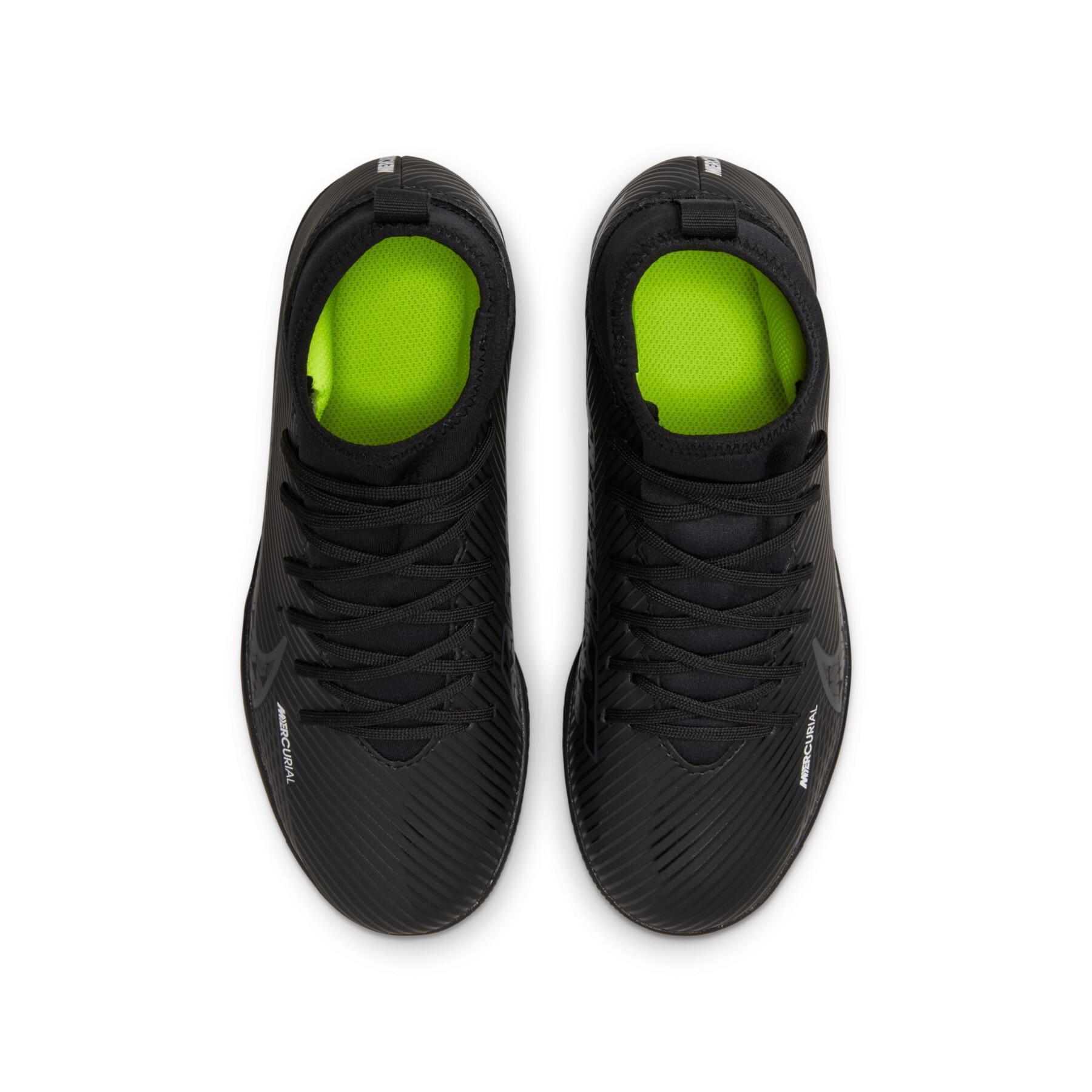 Zapatillas de fútbol para niños Nike Mercurial Superfly 9 Club IC - Shadow Black Pack