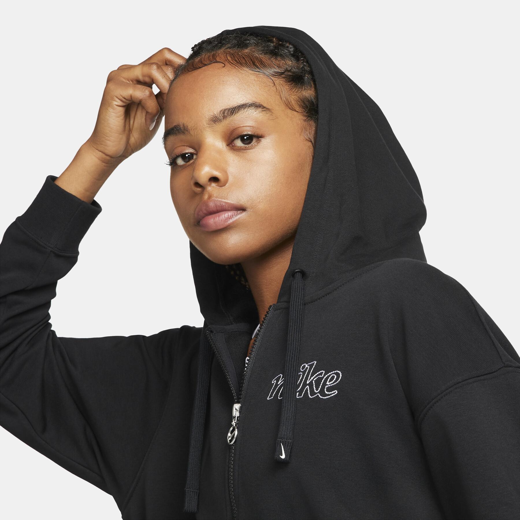 Sweatshirt cremallera con capucha para mujer Nike Dri-Fit Get Fit Graphic