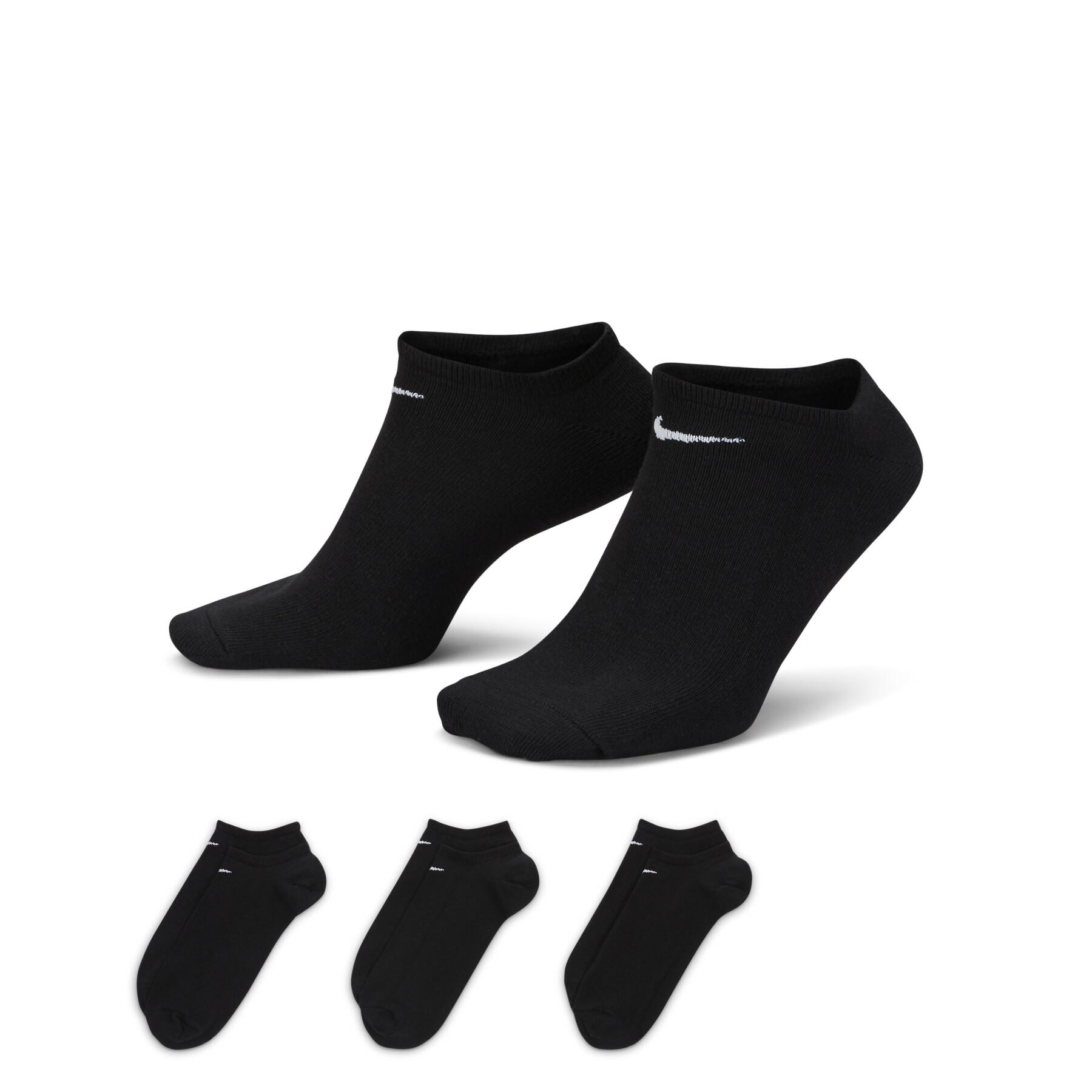 Lote de 3 pares de calcetines bajos Nike Lightweight - Accesorios - Textil  mujer - Running