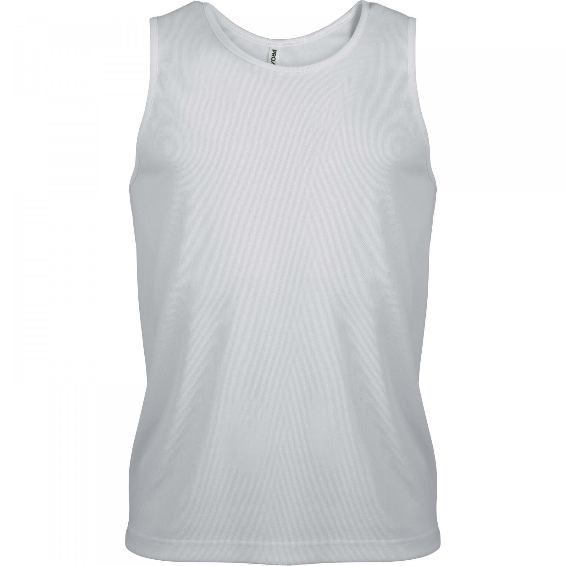 Camiseta deportiva sin mangas Proact blanc