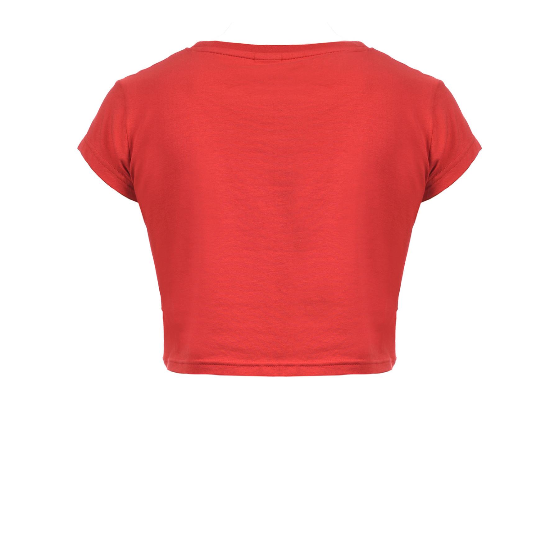 Camiseta crop top de mujer Errea trend square