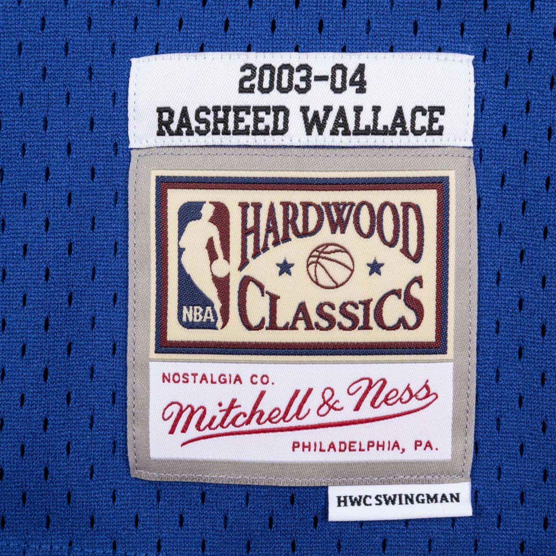 Camiseta detroit Pistons Rasheed Wallace 2003/04