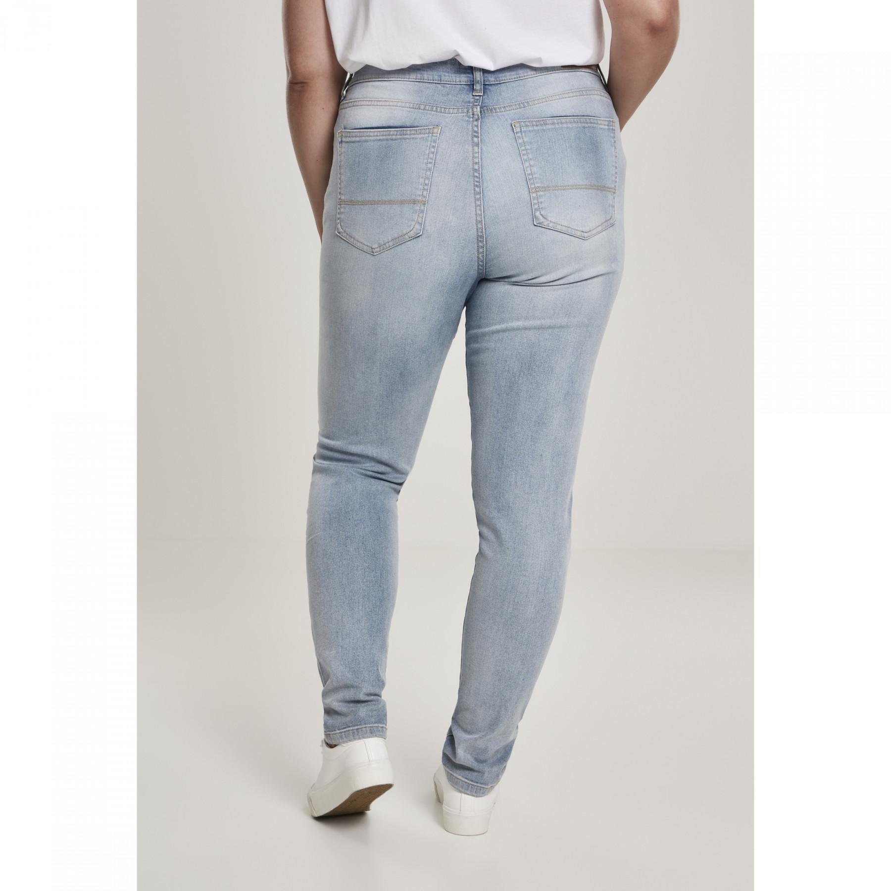 Pantalones vaqueros de mujer Urban Classics high waist skinny