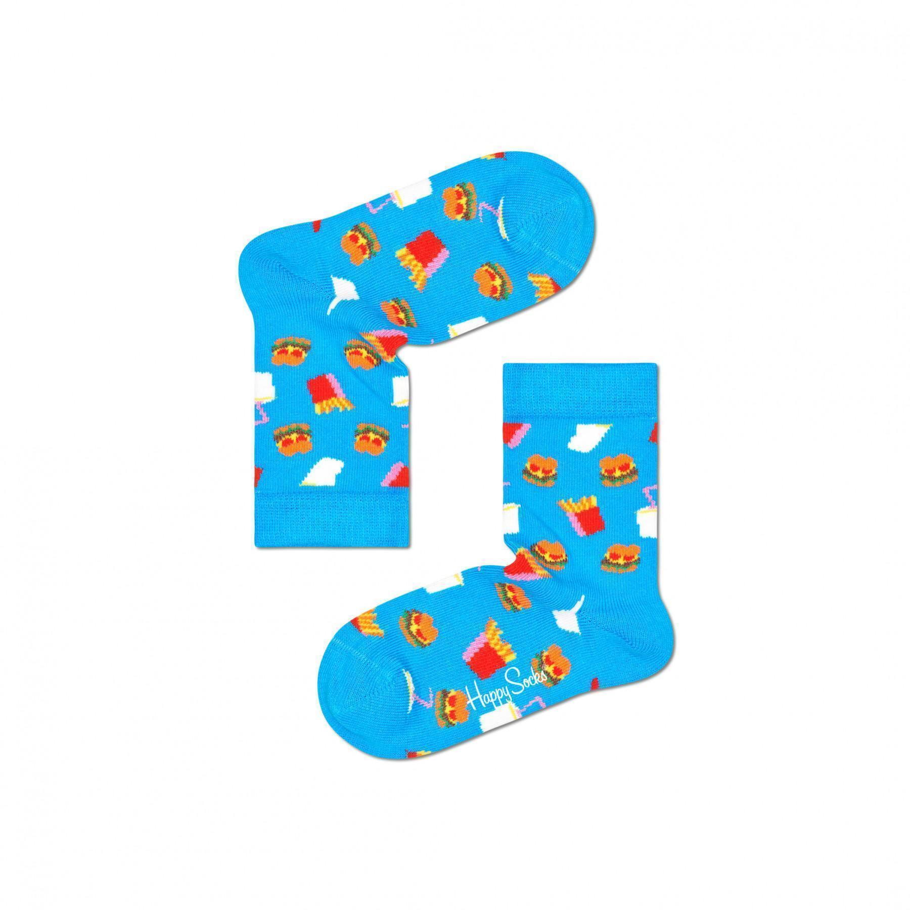 Calcetines para niños Happy Socks Burger Set