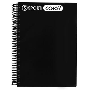 cuaderno a4 con espiral para el entrenador de fútbol Sporti