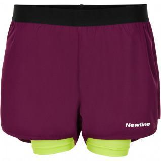 Pantalón corto mujer Newline 2-lay