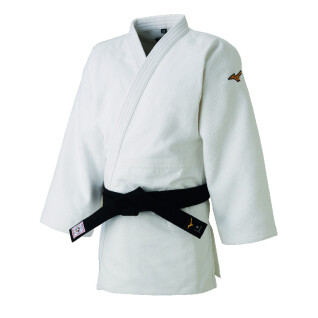 Chaqueta kimono slim fit judo Mizuno IJF CN