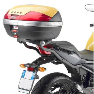 Soporte del baúl de la moto Givi Monokey ou Monolock Yamaha XJ6 (09 à 12)/XJ6 Diversion/XJ6 Diversion F 600 (09 à 13)