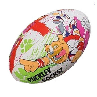 Mascotas del balón de rugby Gilbert Ruckley Rocks (taille 4)