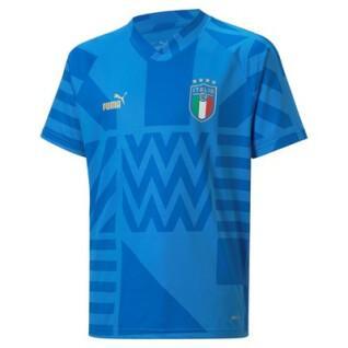 Camiseta de casa para niños antes del partido Italie 2022