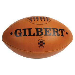 Balón de rugby de cuero vintage Gilbert (taille 5)
