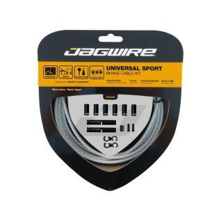 Kit de cables de freno Jagwire Universal Sport -Braided White
