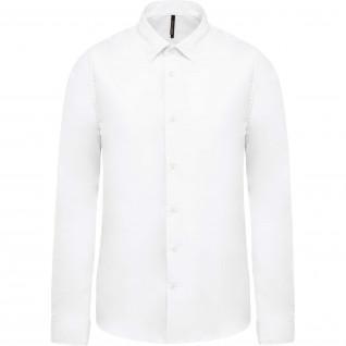Camisa de manga larga Kariban Popeline blanc